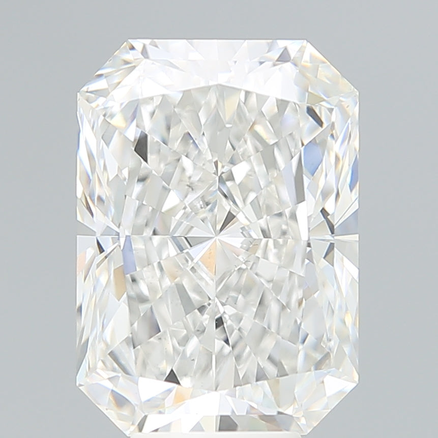 7.87 Carat Radiant Lab Diamond with  Cut Diamond in 14KT  view 1
