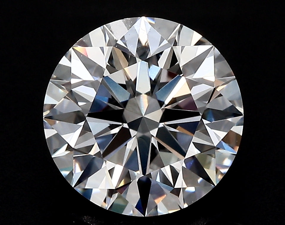 1.85 Carat Round Lab Diamond with  Cut Diamond in 14KT  view 1
