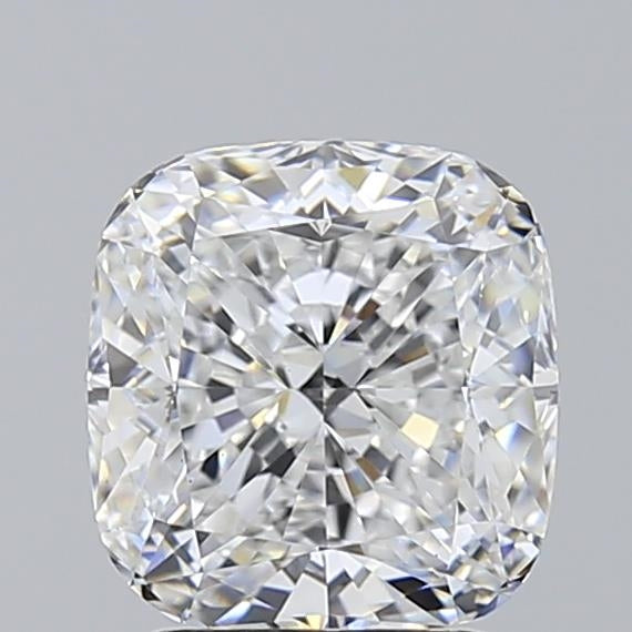 2.5 Carat Cushion Lab Diamond with  Cut Diamond in 14KT  view 1
