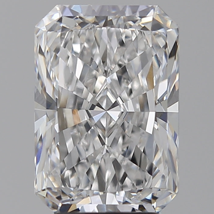3.53 Carat Radiant Lab Diamond with  Cut Diamond in 14KT  view 1
