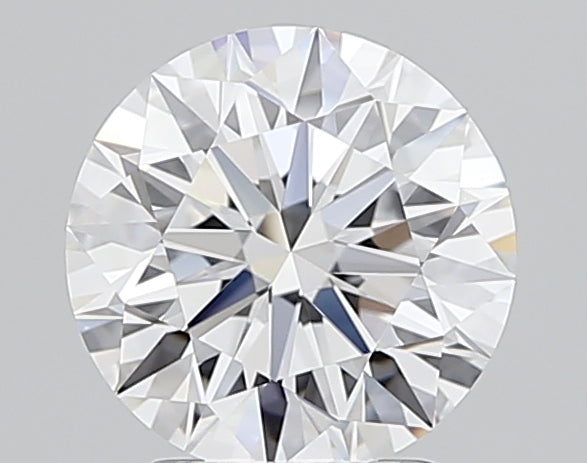 2.52 Carat Round Lab Diamond with  Cut Diamond in 14KT  view 1
