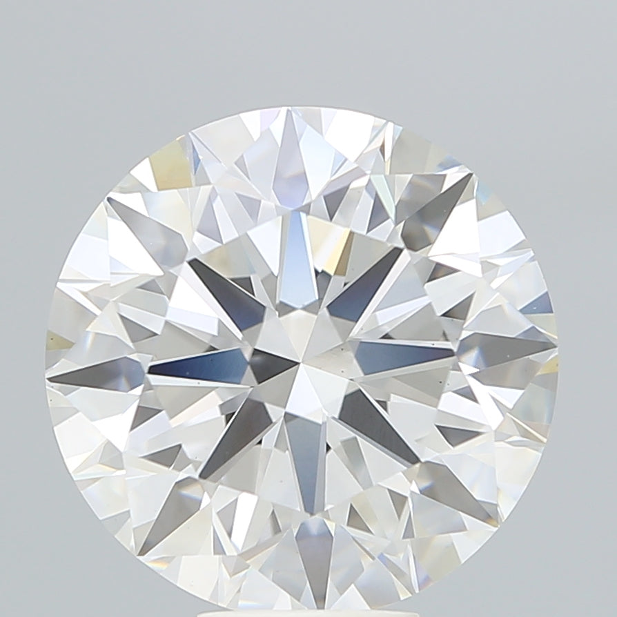 9.01 Carat Round Lab Diamond with  Cut Diamond in 14KT  view 1
