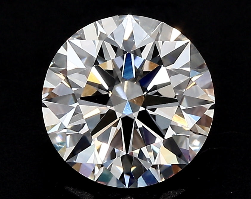 1.17 Carat Round Lab Diamond with  Cut Diamond in 14KT  view 1
