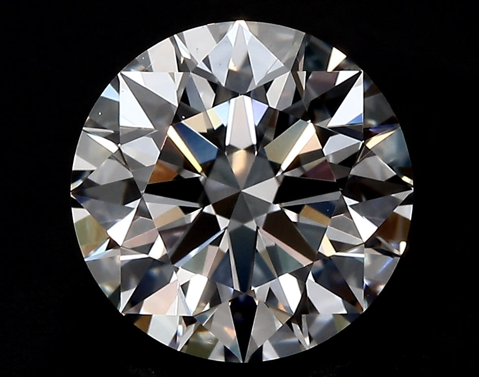 2.81 Carat Round Lab Diamond with  Cut Diamond in 14KT  view 1
