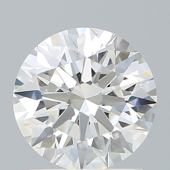 1.5 Carat Round Lab Diamond with  Cut Diamond in 14KT  view 1
