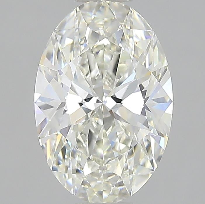 2.06 Carat Oval Lab Diamond with  Cut Diamond in 14KT  view 1
