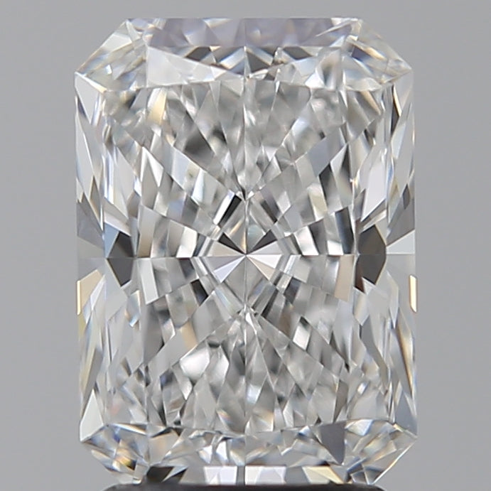2.54 Carat Radiant Lab Diamond with  Cut Diamond in 14KT  view 1
