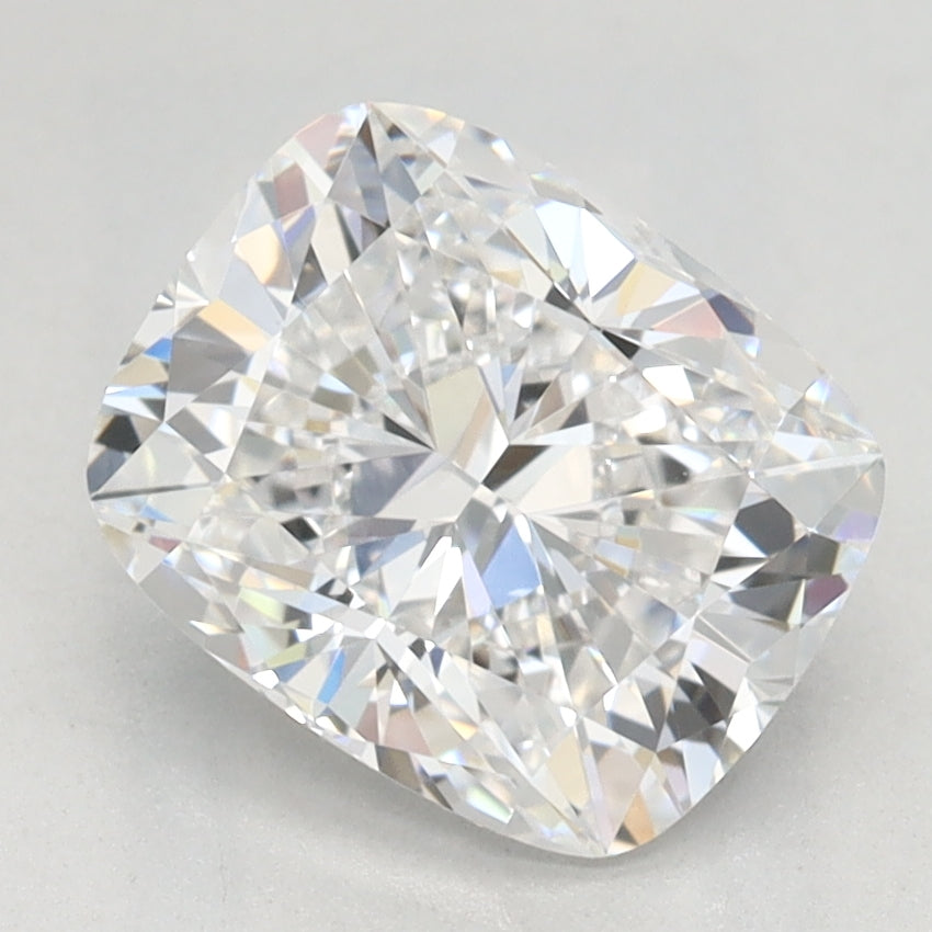1.82 Carat Cushion Lab Diamond with  Cut Diamond in 14KT  view 1

