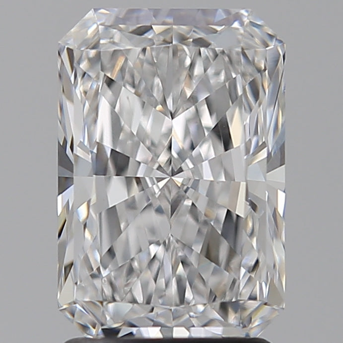 2.09 Carat Radiant Lab Diamond with  Cut Diamond in 14KT  view 1

