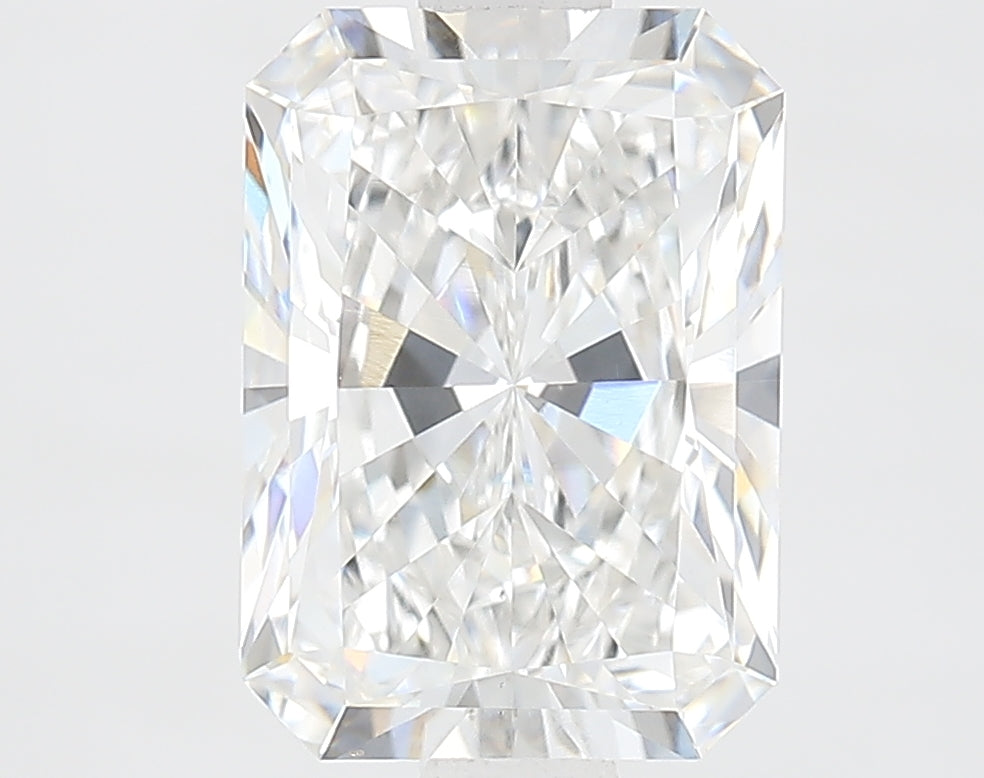 2.0 Carat Radiant Lab Diamond with  Cut Diamond in 14KT  view 1
