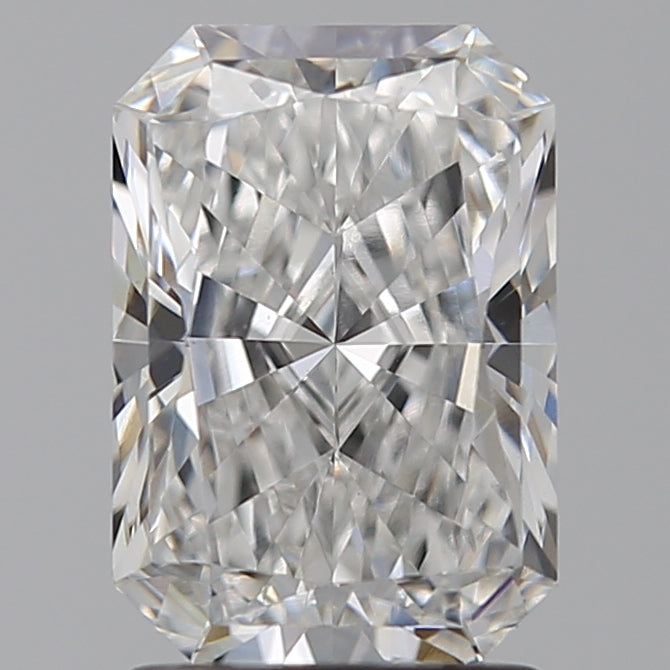 1.8 Carat Radiant Lab Diamond with  Cut Diamond in 14KT  view 1
