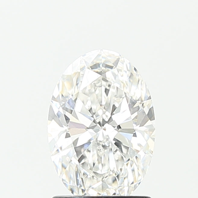1.52 Carat Oval Lab Diamond with  Cut Diamond in 14KT  view 1
