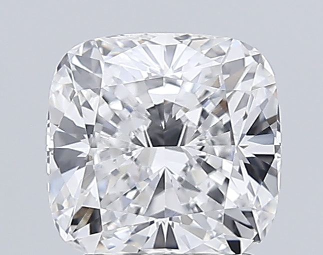 2.5 Carat Cushion Lab Diamond with  Cut Diamond in 14KT  view 1
