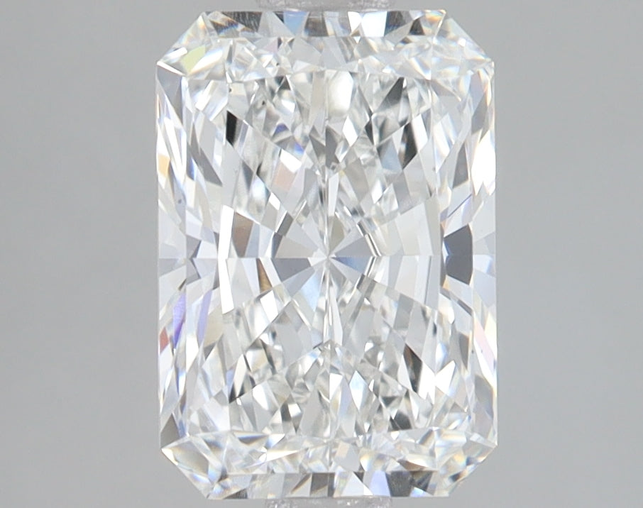 2.48 Carat Radiant Lab Diamond with  Cut Diamond in 14KT  view 1

