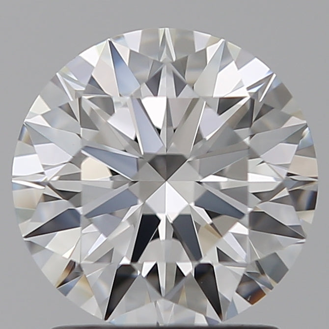 1.52 Carat Round Lab Diamond with  Cut Diamond in 14KT  view 1
