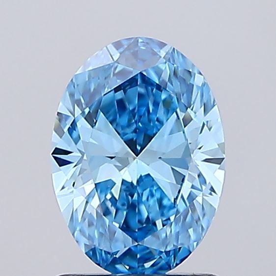 1.14 Carat Oval Lab Diamond with  Cut Diamond in 14KT  view 1
