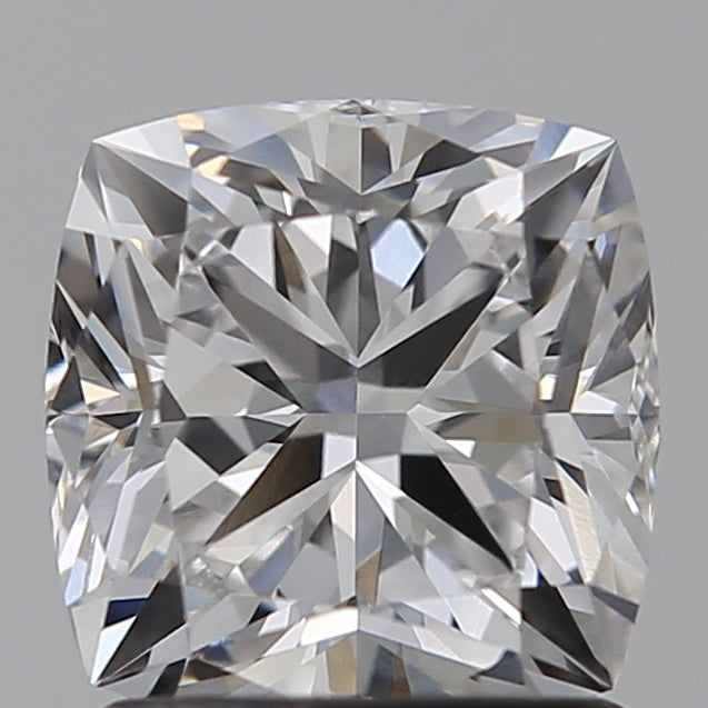 1.52 Carat Cushion Lab Diamond with  Cut Diamond in 14KT  view 1
