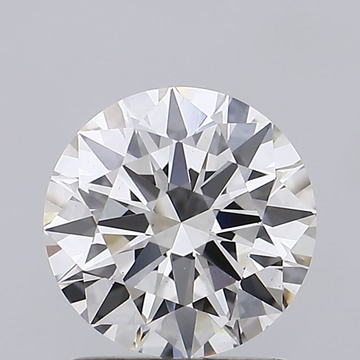 1.5 Carat Round Lab Diamond with  Cut Diamond in 14KT  view 1
