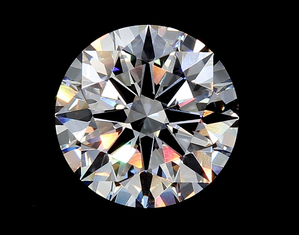 5.5 Carat Round Lab Diamond with  Cut Diamond in 14KT  view 1
