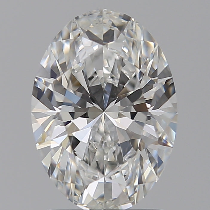 1.59 Carat Oval Lab Diamond with  Cut Diamond in 14KT  view 1

