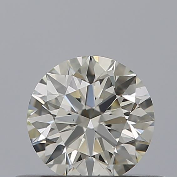 0.37 Carat Round Natural Diamond with  Cut Diamond in 14KT  view 1
