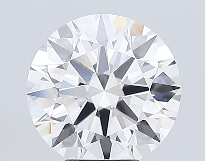 5.04 Carat Round Lab Diamond with  Cut Diamond in 14KT  view 1

