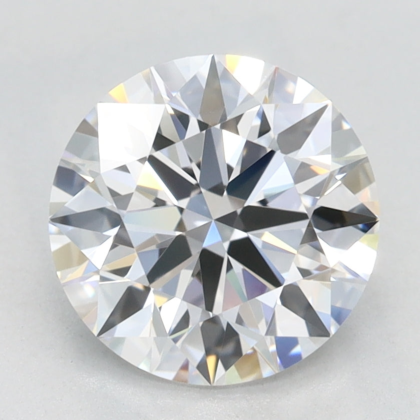 1.85 Carat Round Lab Diamond with  Cut Diamond in 14KT  view 1
