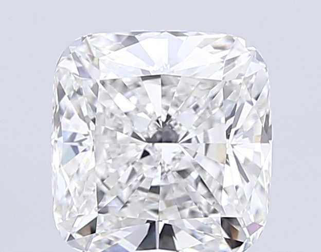 5.07 Carat Cushion Lab Diamond with  Cut Diamond in 14KT  view 1
