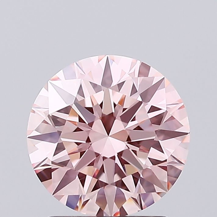 1.59 Carat Round Lab Diamond with  Cut Diamond in 14KT  view 1
