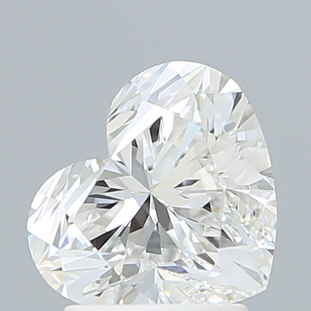2.08 Carat Heart Lab Diamond with  Cut Diamond in 14KT  view 1
