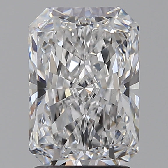 2.27 Carat Radiant Lab Diamond with  Cut Diamond in 14KT  view 1
