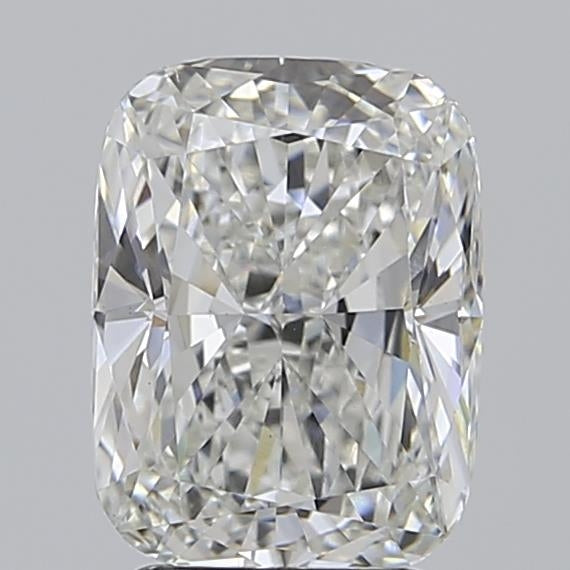 3.5 Carat Cushion Lab Diamond with  Cut Diamond in 14KT  view 1
