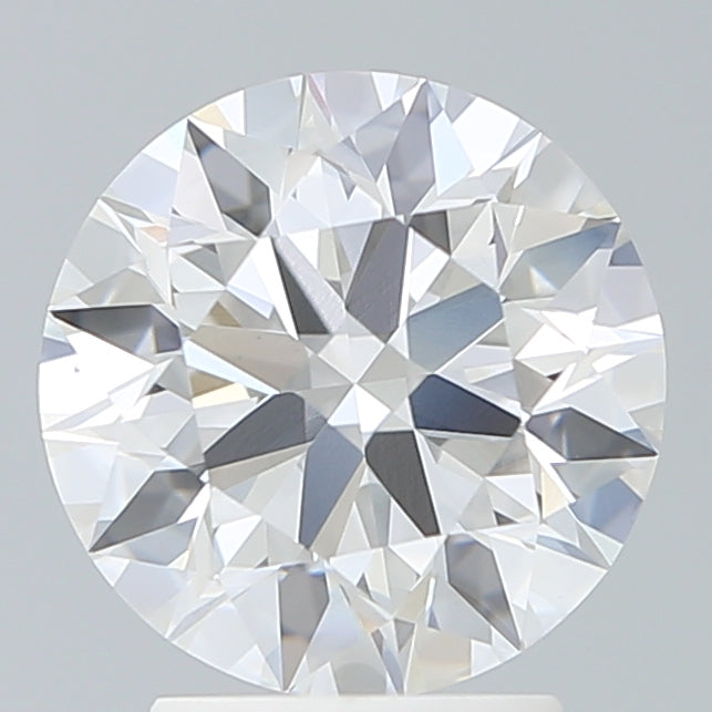 2.87 Carat Round Lab Diamond with  Cut Diamond in 14KT  view 1
