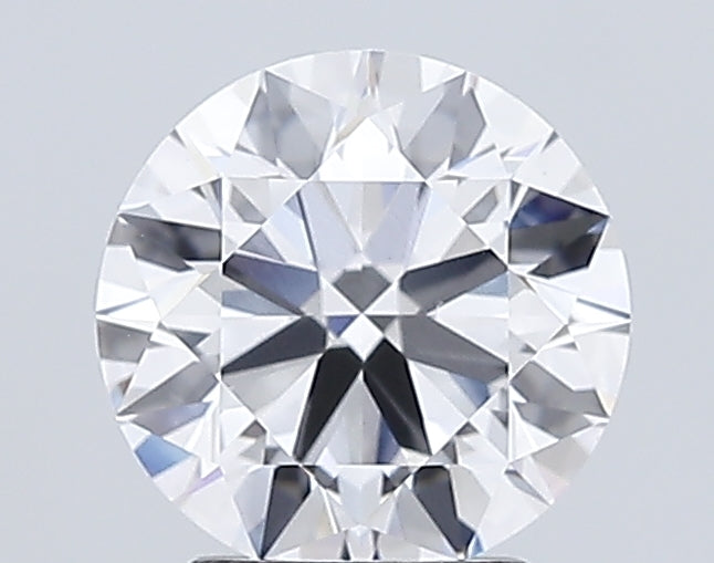 3.0 Carat Round Lab Diamond with  Cut Diamond in 14KT  view 1

