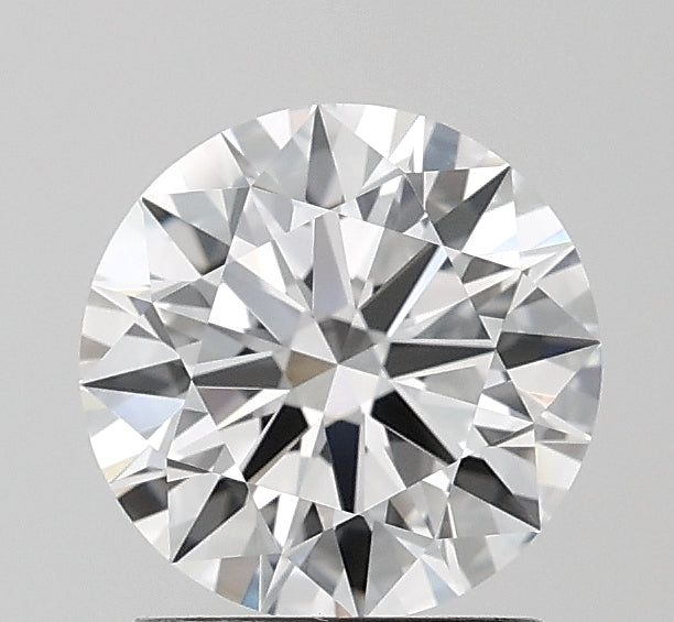 1.6 Carat Round Lab Diamond with  Cut Diamond in 14KT  view 1
