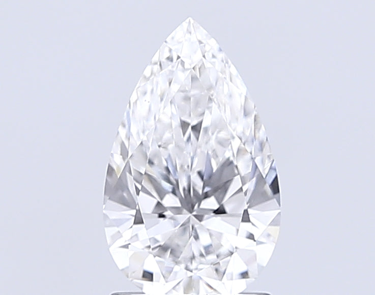1.55 Carat Pear Lab Diamond with  Cut Diamond in 14KT  view 1
