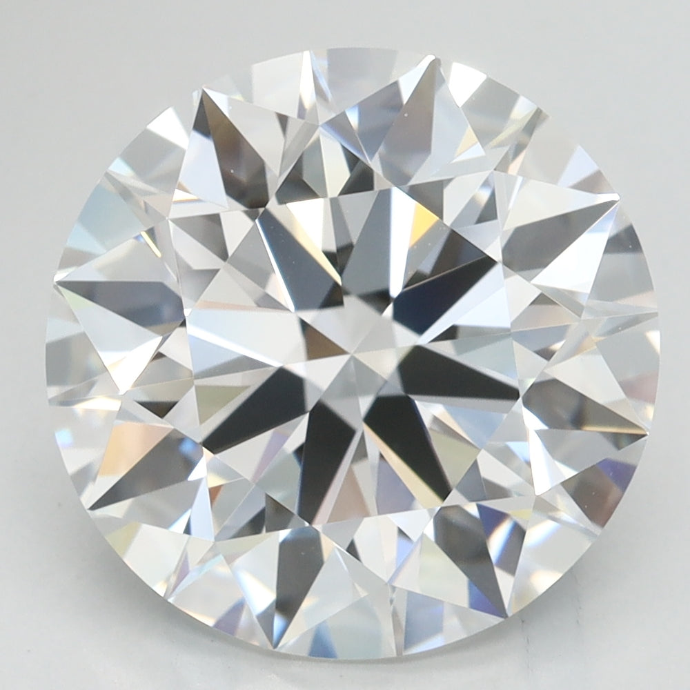 5.0 Carat Round Lab Diamond with  Cut Diamond in 14KT  view 1
