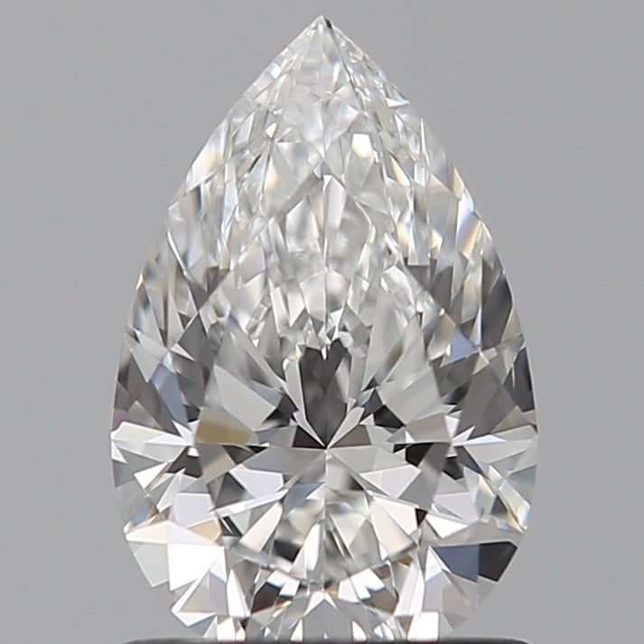1.01 Carat Pear Lab Diamond with  Cut Diamond in 14KT  view 1
