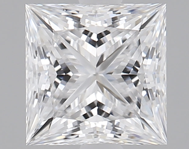 1.09 Carat Princess Lab Diamond with  Cut Diamond in 14KT  view 1
