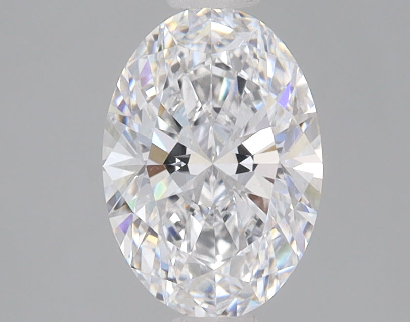 1.18 Carat Oval Lab Diamond with  Cut Diamond in 14KT  view 1
