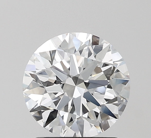 1.31 Carat Round Lab Diamond with  Cut Diamond in 14KT  view 1
