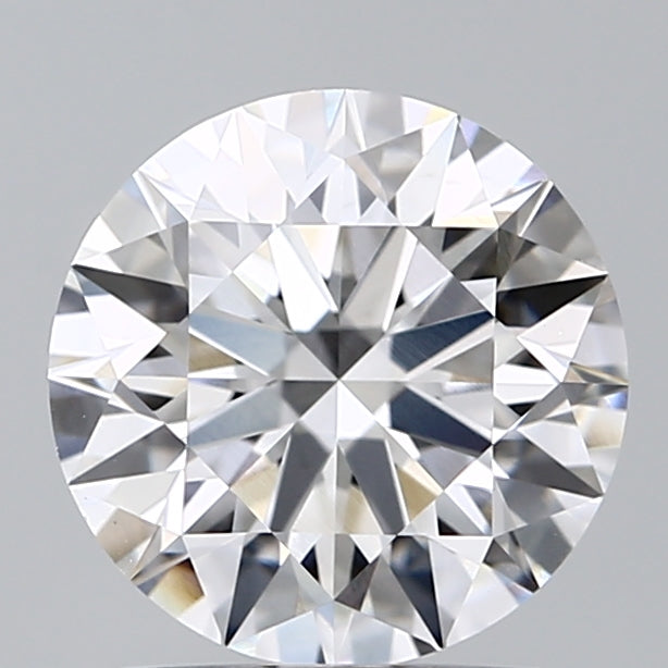 1.57 Carat Round Lab Diamond with  Cut Diamond in 14KT  view 1
