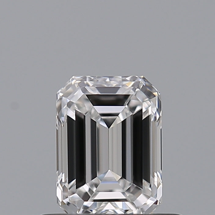 0.55 Carat Emerald Natural Diamond with  Cut Diamond in 14KT  view 1
