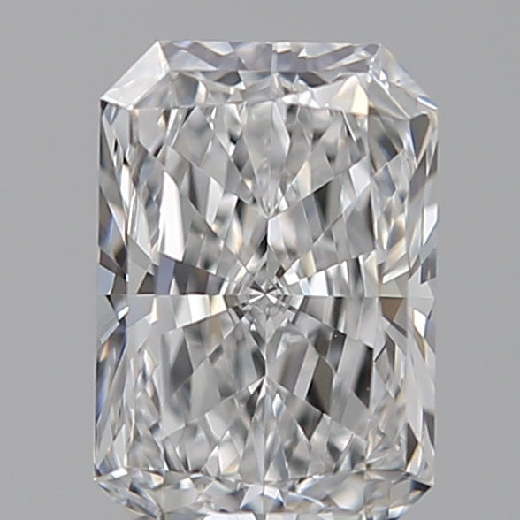 1.01 Carat Radiant Lab Diamond with  Cut Diamond in 14KT  view 1
