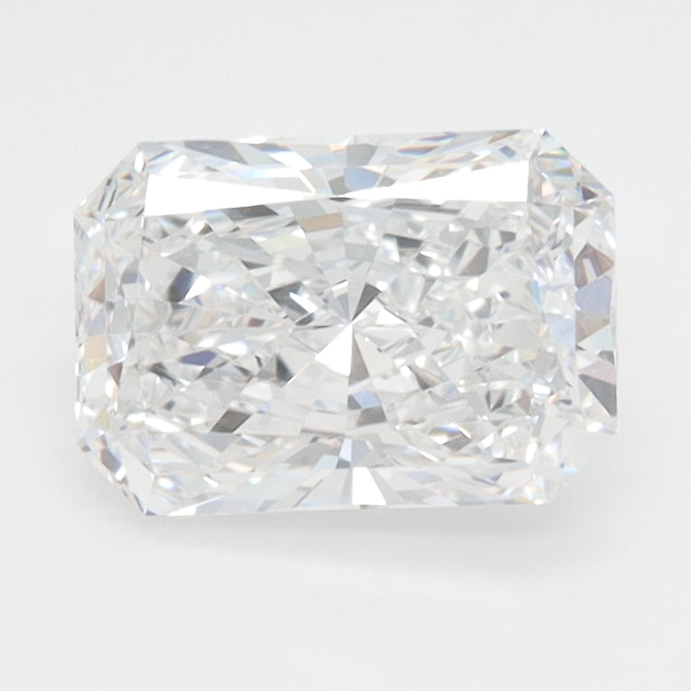 1.5 Carat Radiant Lab Diamond with  Cut Diamond in 14KT  view 1
