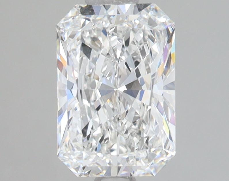 1.52 Carat Radiant Lab Diamond with  Cut Diamond in 14KT  view 1
