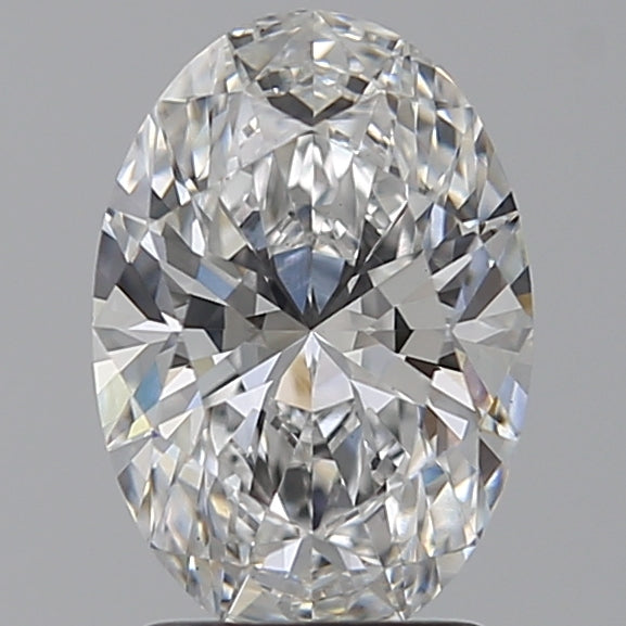 2.09 Carat Oval Lab Diamond with  Cut Diamond in 14KT  view 1
