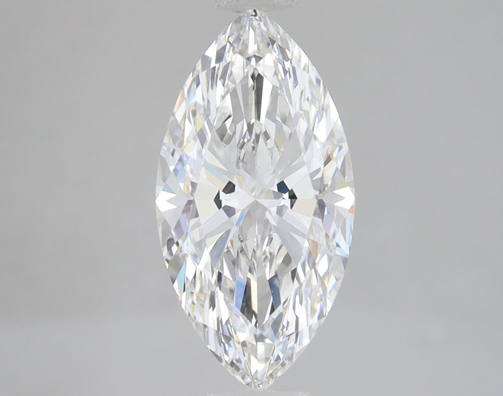 2.07 Carat Marquise Lab Diamond with  Cut Diamond in 14KT  view 1
