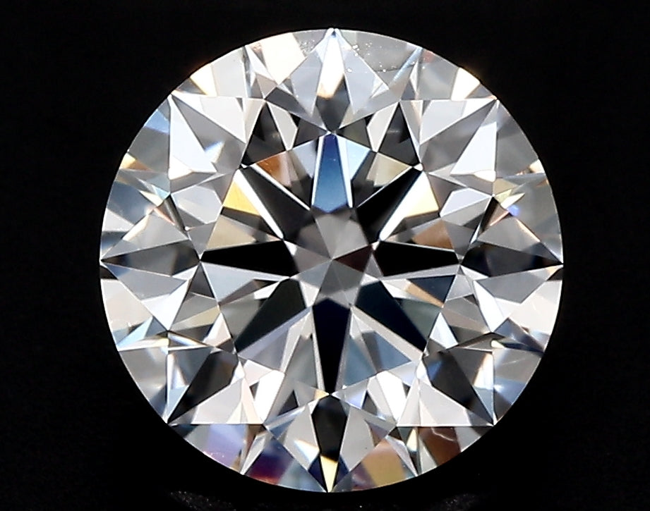 1.55 Carat Round Lab Diamond with  Cut Diamond in 14KT  view 1
