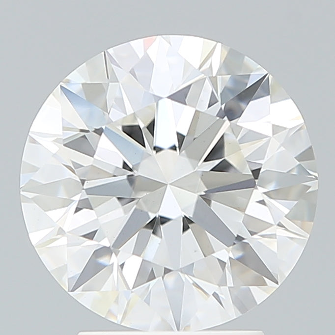 3.33 Carat Round Lab Diamond with  Cut Diamond in 14KT  view 1
